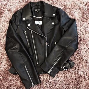 TRF ZARA faux leather jacket (New With Tags)